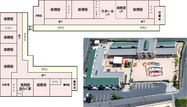 のんのみどり坂こども園　施設
